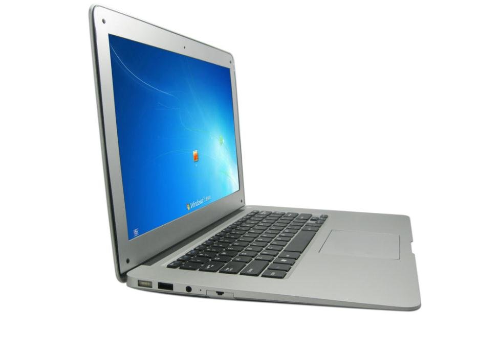 DHL Free 14inch Laptop PC Extra Thin Notebook Windows 7 OS WIFI Webcam CPU INTEL ATOM