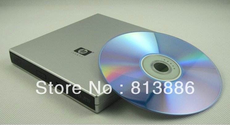 External CD-RW optical driver USB2.0 laptop PC cd write drive for HP