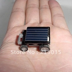 Mini Solar Car Kit World's Smallest Solar Powered Car(5pcs)(China (Mainland))