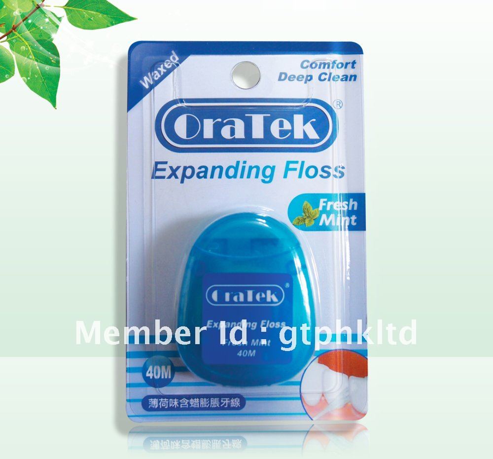 wholesale High quality cheap price Expanding Dental Floss 40M-GT0602D, oral care products(Hong Kong)