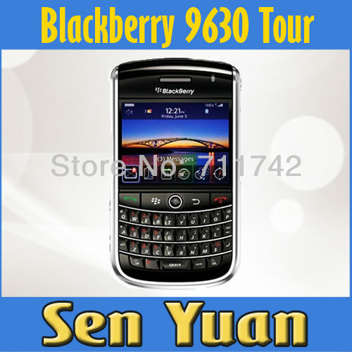 Original Unlocked refurbished BlackBerry Tour 9630 GPS 3 2MP QWERTY Mobile Phone Free Shipping