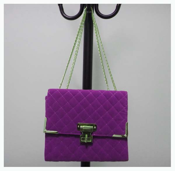 new style handbag Size 38 x 27cm PU Rhinestone 3 different colors shoulder straps promation for