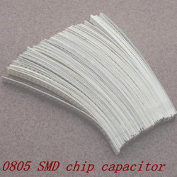 SMD 0805 Ceramic Capacitors 1pF-1uF Chip Capacitors 52Valuesx25pcs=1300pcs, Sample kit(China (Mainland))