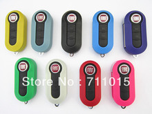 Fiat 3 button flip remote key blank case only shell(China (Mainland))