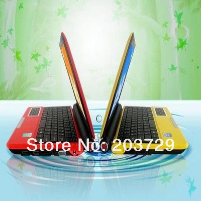 Free shipping Intel Atom N2550 1 66GHz Dual core 2GB 320GB Windows7 Notebook PC 10inch Mini