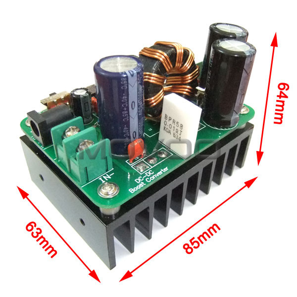 Купить 5 шт/много 10-60v 12-80v dc-dc преобразователь регулятора boost ...