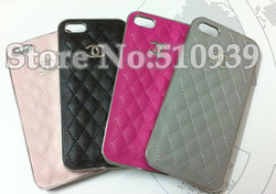 5pcs/lot New Luxury Miaget Patent Leather Cell Phone Hard Case Cover For Apple iPhone5 5G High Quality freeshipping(China (Mainland))