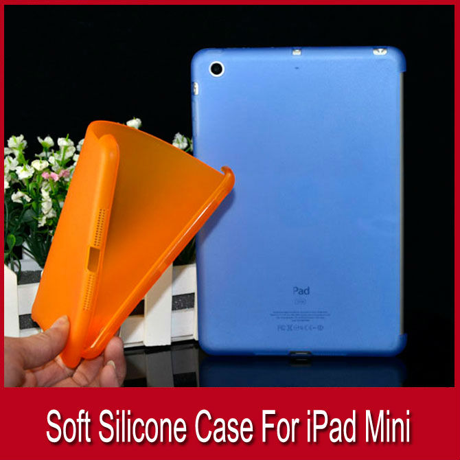 High Quality Colorful Soft Silicone Matte Case Back Cover for Apple iPad Mini Case 7 9
