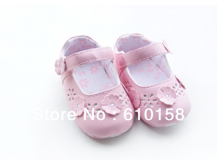 Hot-sale-Pink-White-Mary-Jane-Baby-Shoes-Leather-Princess-Girls-Shoes ...