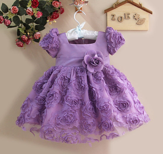 Baby-Girl-Dress-Formal-Purple-Princess-Party-Dress-Fashion-Ball-Dress ...