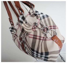 Fashion ladies handbag designer bag Material PU Size 33 x 27cm two different colors khaki Two