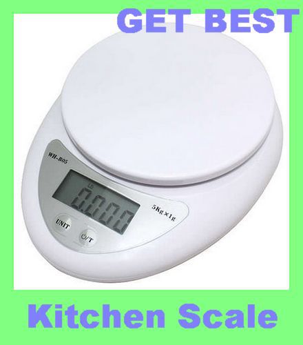 freeshipping Brand new 5000g/1g 5kg Food Diet Postal Kitchen Digital Scale scales balance weight weighting LED electronic wh-b05(China (Mainland))