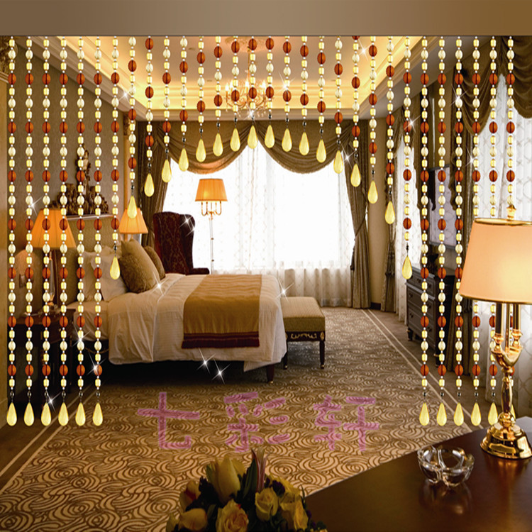 Free shipping handmade crystal octagon beads curtain purple beaded curtains for home decoration and wedding decoration Y03-1(China (Mainland))