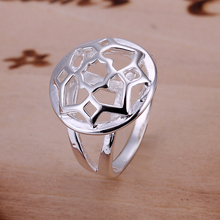 2015 new arrived 925 sterling silver how round tag ring for women girls wholesale price fine