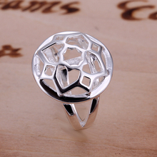 2015 new arrived 925 sterling silver how round tag ring for women girls wholesale price fine