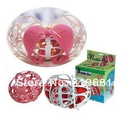 Wholesale retail magic Japan Washer Bra Laundry Wash Ball Bubble Bra Double ball shape Baby Laundry Aid Saver Ball Washing(China (Mainland))