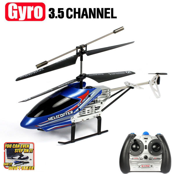 New Model King 3.5CH IR RC Remote Control Withstand Shatterproof Helicopter Gyro Free shipping& wholesale(China (Mainland))