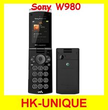 W980 Original Sony Ericsson W980 Unlocked Mobile Phone Quad band Bluetooth 3.15MP Free Shipping