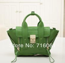 2013 new arrival scrub genuine leather handbag new fashion lady handbag