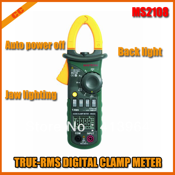 Купить дисплей ms2108 true-rms AC/DC текущие Цифровые токоизмерительные ...