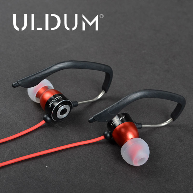Uldum heavy bass sound stereo in ear earphones sports running for mobile phone headphones
