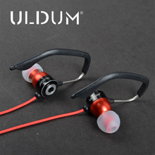 Uldum heavy bass sound stereo in-ear earphones sports running for mobile phone headphones