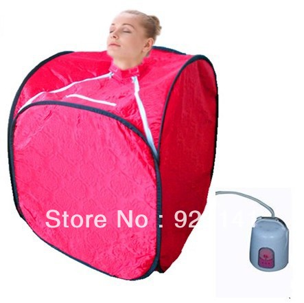 Red color steam sauna room,portable sauna, personal SPA sauna(China (Mainland))