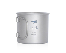 New Keith Titanium Mug Camping Cup Water Cup 350ml 56g KS811
