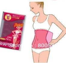 10pcs /lot  Sauna Shape-up Pink Waist Slimming Belt Belly Slimming Lose Weight Slim Patch Free Shipping