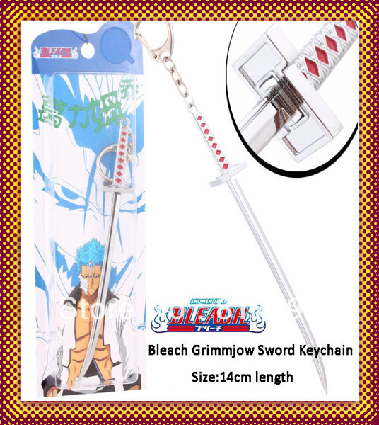 Eau de javel en argent chaÃ®ne key ring grimmjow trousseau. Ã©pÃ©e ...
