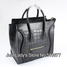 C. E.L. I. N.E. L 2013 Women Genuine Leather Handbag Watch Me Work Bag Smile Boston Tote Bags Handbags Designers