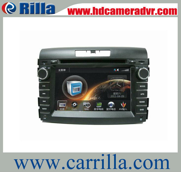 Free shipping high quality 2 din 7'' car dvd with HD screen and android os bluetooth enabled for HONDA CRV(China (Mainland))