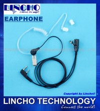 5 pcs Press to talk with clear tube earphone,earpiece earhook handsfree for TH-F2 TH-UVF1 TH-UVF2 TH-F8 ZT-V180