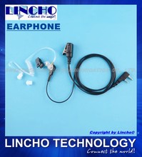 Acoustic Tube style / Surveillance Kits two-way radio, walkie-talkie earphone,earhook with microphone
