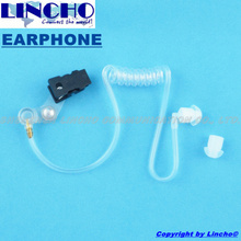 10 pcs acoustic tube style transparent air tube ear plug walkie talkie earphone handheld radio earpiece