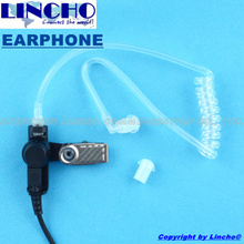 10 pcs good quality acoustic tube style two way radio walkie talkie earphone earplug with professional