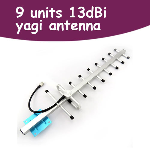 9 units 13dBi antenna WiFi Antenna For Wireless Router Outdoor 824-960MHz Yagi Antenna free shipping(China (Mainland))
