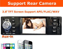 12V 3.6 inch,car MP5 Player,supports APE, Car Audio Receiver,Support TFT, SD MMC card,USB FM Radio aux-in+Remote Control
