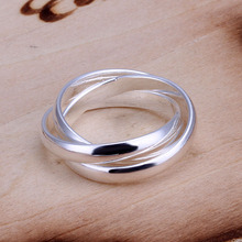 Free Shipping 925 Sterling Silver Ring Fine Fashion Silver Jewelry Ring Women Finger Rings Wedding Gift Top Quality SMTR167
