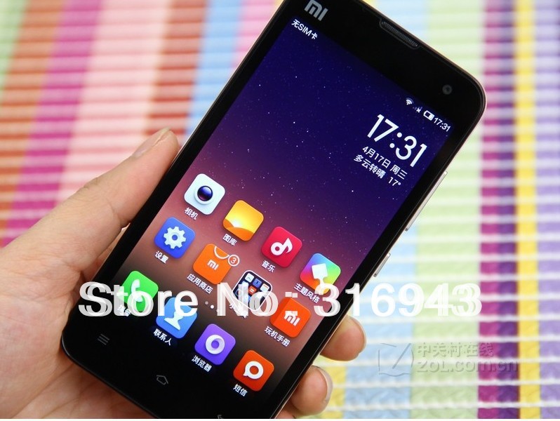 2013 Hot Sale Original for Millet MIUI Xiaomi2S 32GB Mobile Phone HK SG post Free shipping
