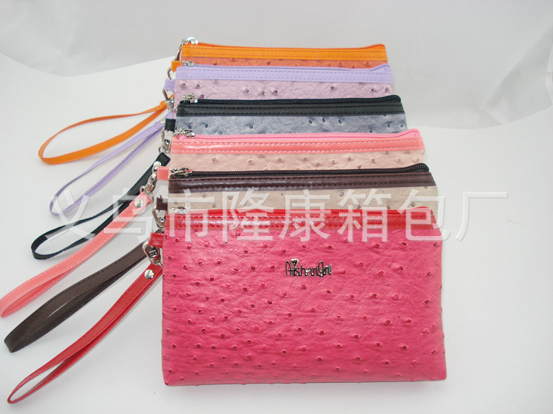 1067 factory cheap deal Pu authentic ostrich paragraph 6 colors optional multi-purpose cosmetic Cosmetic Spot(China (Mainland))