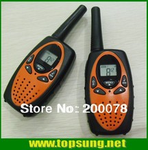 Free shipping 1W long range wireless talkie walkie PMR FRS earpiece 2 way radio walkie talkie