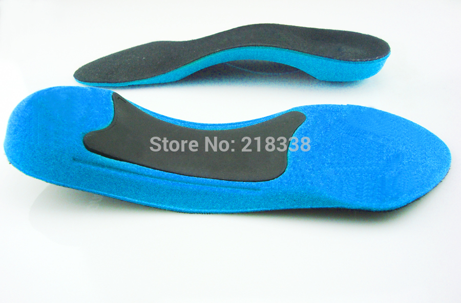  2 size Foam TPR 3 4 Length Arch Support Insoles Shock Absorption Cushion Heel Orthopedic