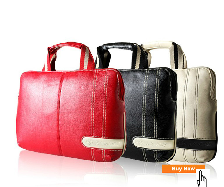 Hot Xulis 2014 new brands black business laptop bag for men leather bolsas briefcase 14 15