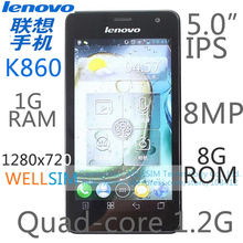 Original Lenovo K860 Multi language Mobile phone 5 0IPS 1280x720 Quad core1 4G 1GB RAM 8G
