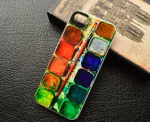 artistic color drawing back cover for apple iphone 4 4s 5 5S 6 plus fashion style