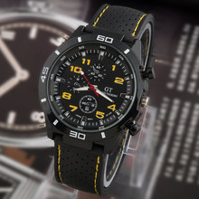 2015 new Quartz Business Men s Watches Men s Military Watches Men s Corium Leather Strap