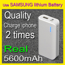Free shipping 5600mAh portable Power Bank External Battery pack and charger for samsung galaxy Note best for travelling