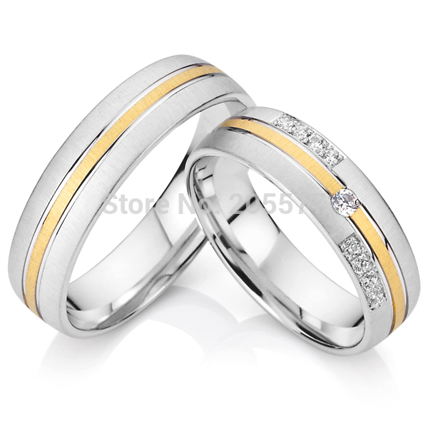 2015 custom western titanium his and hers wedding band engagement ...