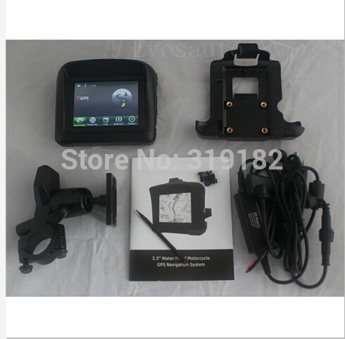 Stock fast delivery SKI ATV motorcycle navigator waterproof 3 5 Inch Screen Motorcycle GPS Navigator Quality
